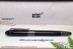 Perfect Replica AAA Mont Blanc Daniel Defoe Black Resin Rollerball Pen Black Clip